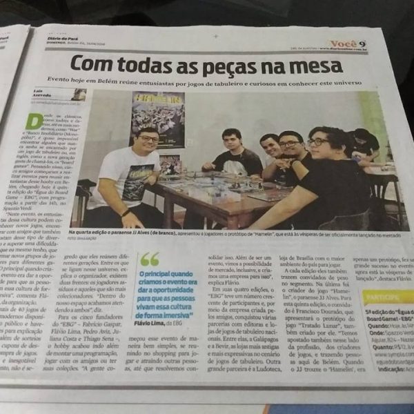 Jogo de Tabuleiro, uma outra forma de contar uma história
